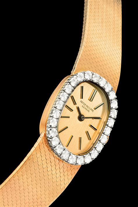 patek philippe ladies gold bracelet watch|Patek Philippe watch for sale.